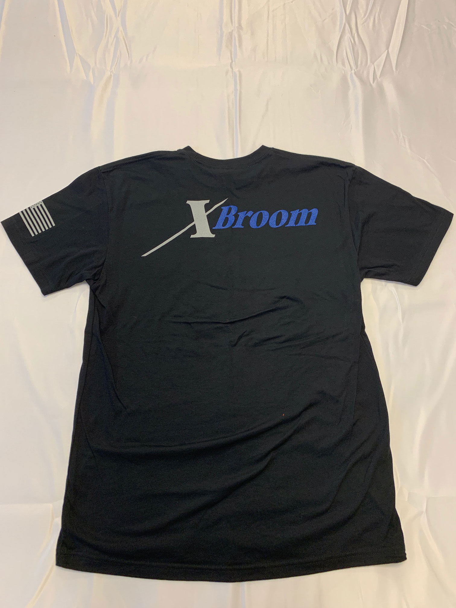 XBroom TShirt w/ Flag (Black) - Nescon