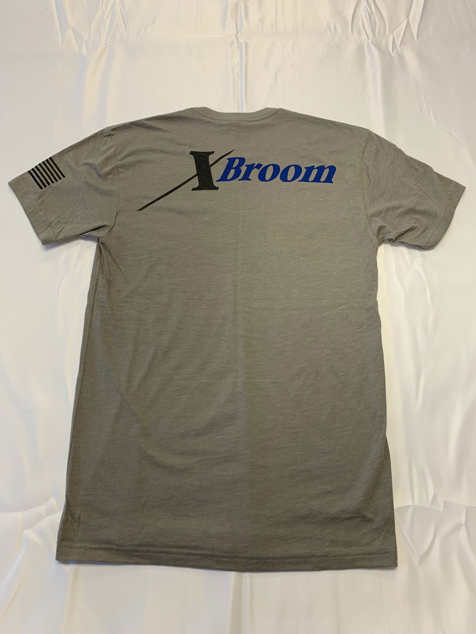 XBroom TShirt w/ Flag (Grey) - Nescon